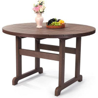 Red Barrel Studio Outdoor Dining Table Poly Lumber