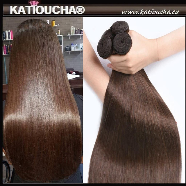 22'' to 30''(76cm) Sew-in Hair Extensions Weft weave bundles * Human Remy Hair * Rallonges de Cheveux Humain Trames in Health & Special Needs - Image 3