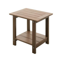 Rosecliff Heights Rectangular 17'' L x 13.5'' W Outdoor Side Table