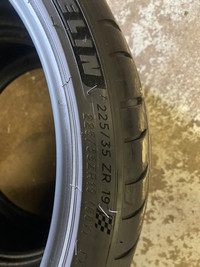 SET OF FOUR USED LIKE NEW 225 / 35 R19 MICHELIN SUPER SPORT TIRES !!!