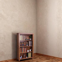 WOOD PEEK LLC Solid Wood Bookcase Shelves Wooden Bookcase Storage Cabinets Shelves American Simple Home Wooden Bookcase