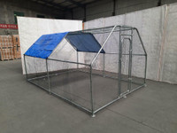 NEW FLAT TOP DOG & ANIMAL CAGE COOP 12.5 FT X 9 FT 626231