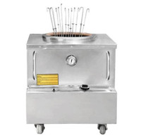 Brand New 30 x 28 Natural Gas Stainless Steel Square Drum Tandoor Oven