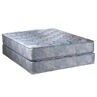 Alwyn Home Alwyn Home Sharee Two-Sided King 9'' Medium Innerspring Mattress and Bed Frame Box Spring