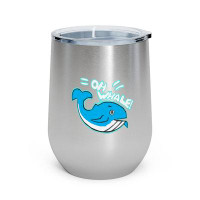 Marick Booster Oh Whale 12Oz Insulated Wine Tumbler