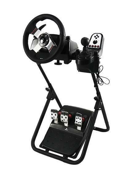 NEW RACING STEERING WHEEL STAND PLAYSTATION GY009 in Other in Edmonton