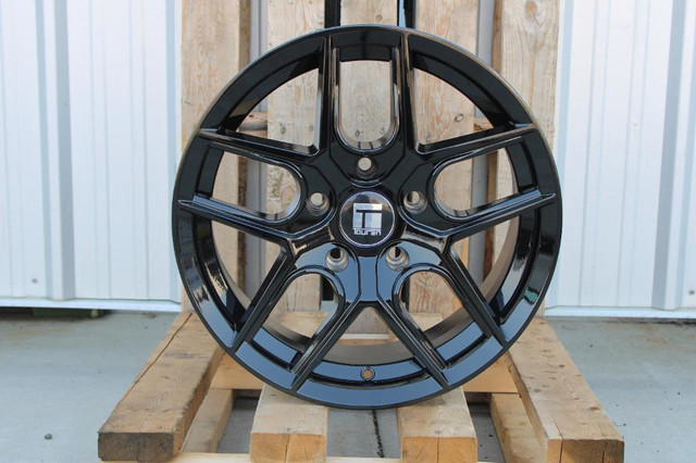 17x8 Touren TR79 Gloss Black Wheels 5x127 in Tires & Rims in Alberta - Image 2