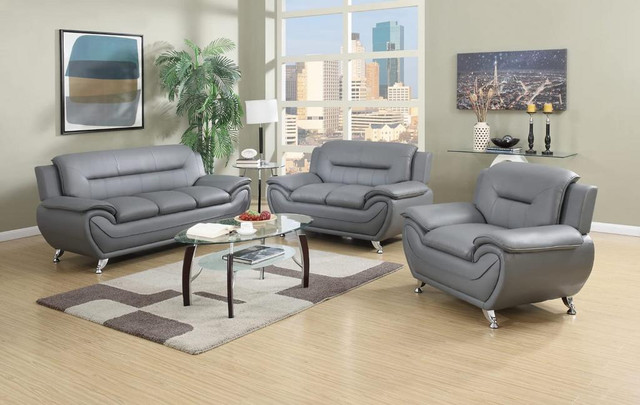 Grab these 3 Pieces sofa set for $899 before it’s too late! Black, White, Grey colours available in Couches & Futons in London - Image 4