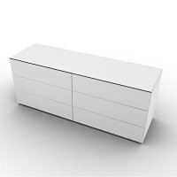 Calligaris Universal 63.25" Dresser with 6 Drawers