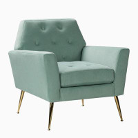 Mercer41 Armchair With Metal Base