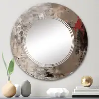 East Urban Home Tallsmayne - Modern Wall Mirror Round
