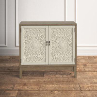 Kelly Clarkson Home Lorene Solid Wood 2-Door Accent Cabinet
