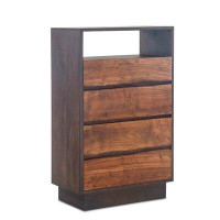 Foundry Select Woodbury Acacia Wood 4 Drawer Dresser