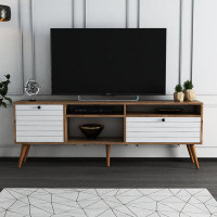 George Oliver Juliet Mid Century Modern TV Stand Up to 80" TV's Media Console