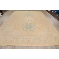 Rugsource One-of-a-Kind Hand-Knotted 8'9" X 11'9" Wool Beige Area Rug