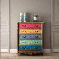 STAR BANNER Solid Wood Accent Chest