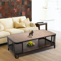 17 Stories 17 Stories Coffee Tables For Living Room, Modern Coffee Table With Storage, Farmhouse Centre Table Wood Livin