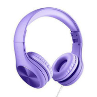 LilGadgets Connect+ Style On-Ear Headphones - Purple (Open box)