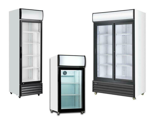 UP TO 15% OFF BRAND NEW Commercial Glass Display Coolers - All Sizes Available! in Industrial Kitchen Supplies in Toronto (GTA)