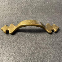 D. Lawless Hardware 3" Scroll End Pull Antique English