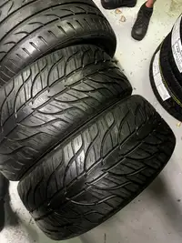 SET OF FOUR LIKE NEW 245 / 40 R18 AND 275 / 35 R18 GENERAL G MAX TIRES!!