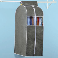 Rebrilliant Zippered Hanging Garment Storage Bag With See-Through Window