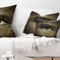 The Twillery Co. Corwin Abstract Aging Eyes Lumbar Pillow
