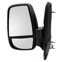 Mirror Driver Side Ford Transit T-250 Cargo 2020 Power Textured Short Arm 12 Pin Connector With Signal/Blind Spot/Power