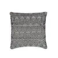 Everly Quinn Everly Quinn 100% Cotton Hand Woven Cushion Cover Sicily Pack Of 2 Navy
