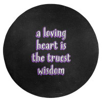 East Urban Home Love & Wisdom Quote Chalkboard Style Poly Chenille Rug