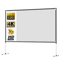 NEW 100 IN PROJECTOR SCREEN & STAND 592021