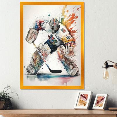 Design Art Hockey Hockey II - Reproduction de photo sur toile in Home Décor & Accents in Québec