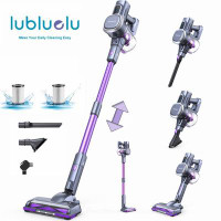 Lubluelu Lubluelu Free-Standing Cordless Stick Vacuum Cleaner Upright Lightweight Vacuum For Carpet Floor Pet Hair
