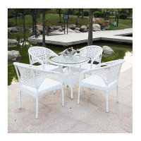 Hokku Designs Nordic simple outdoor rattan table and chair set