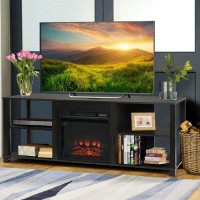Red Barrel Studio 2-Tier TV Storage Cabinet Console With Adjustable Shelves
