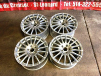 JDM OZ RACING MAGS SILVER 17INCH 5X114.3 OFFSET 35 FOR SALE
