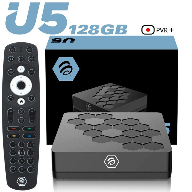 BuzzTV U5 32-128GB Internal Hard Drive OTT Android 4K HD Streaming Media Internet TV Box BuzzTV5 App Replacement XRS4900 in General Electronics
