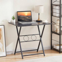 17 Stories Folding Office Table