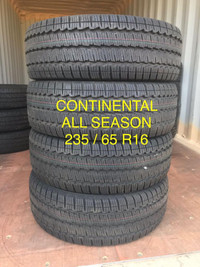 235/65R16 (C) Continental Van Contact AS Commercial Tire (TRANSIT)