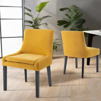 Wade Logan Lamanna Solid Back Dining Side Chairs