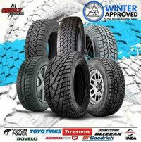 Largest Selection of Car and Truck Winter Tires! 33 35 37 Now Available! FREE SHIPPING!
