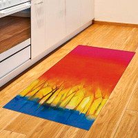 East Urban Home Fantasy Red Area Rug