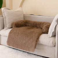 Tucker Murphy Pet™ Medium Calming Dog Bed Dog Sofa Couch Beds For Medium Dogs And Cats Fluffy Plush Dog Mats For Furnitu