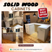 Solid Maple Wood Cabinets at Affordable Price