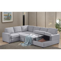 Hokku Designs Orsino 4 - Piece Upholstered Sectional