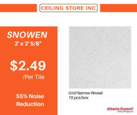 Noise Reductive Snowen Tiles for Sale