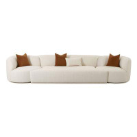 Comfort Design Mats Fernando Cream Boucle 3-Piece Modular Sofa