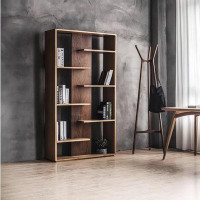 STAR BANNER Nordic Study Solid Wood Bookcase Home Living Room Bookcase