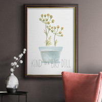 Red Barrel Studio Punny Plant III Premium Framed Canvas- Ready To Hang
