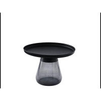 MR Smoke Glass Base with Black Painting Top Coffee Table, Living  Room Centre Table WQLY322-W1718130607